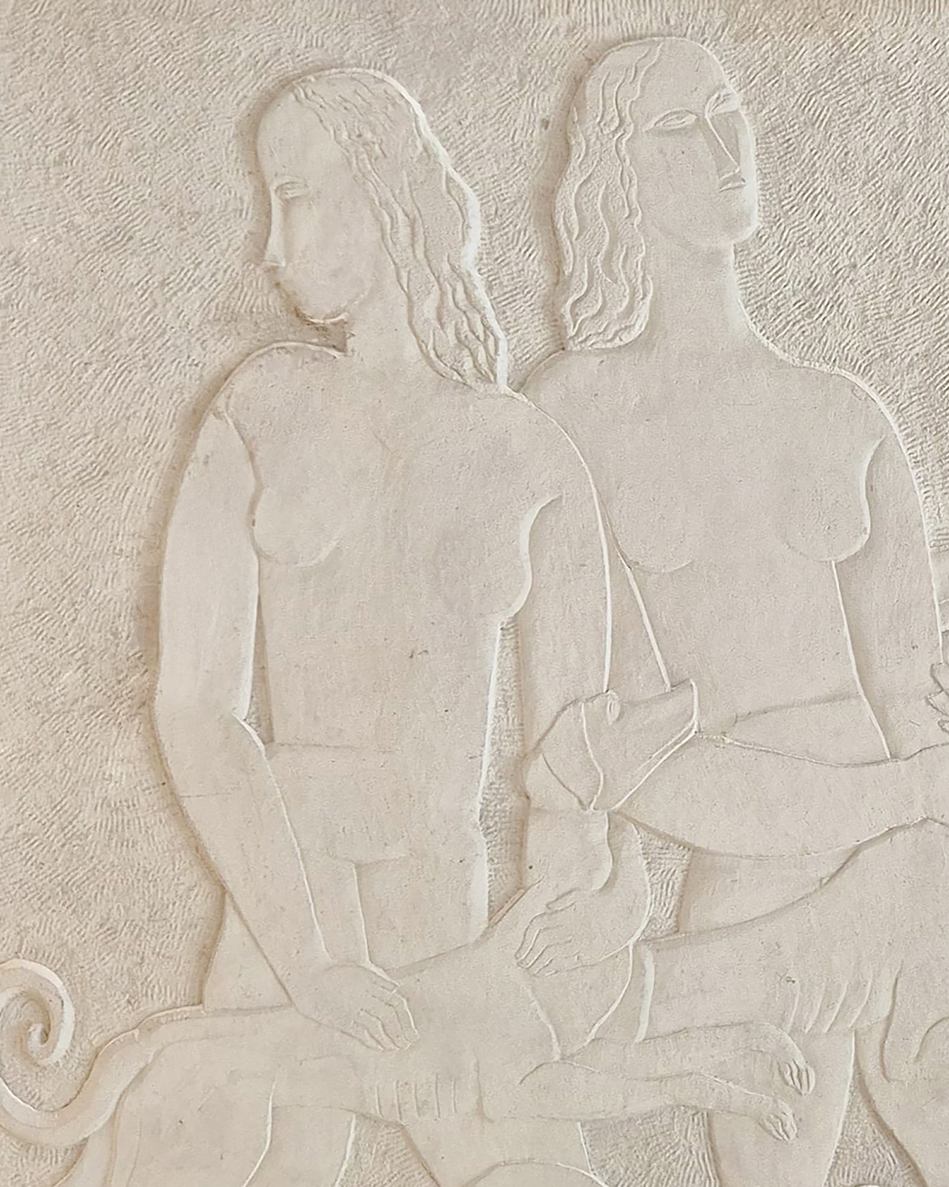 Bas-reliefs de Zadkine pour l’Hôtel Particulier des Mayen