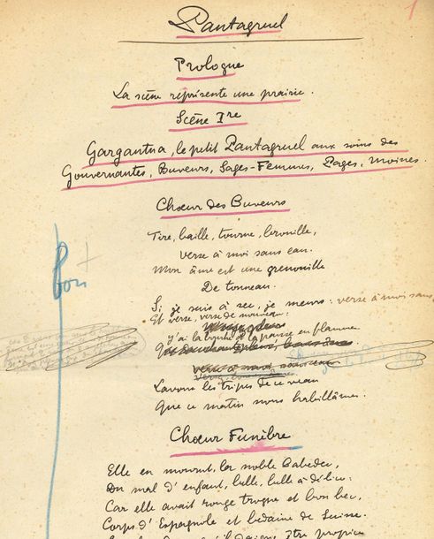 69 achats et préemptions lors de la vente de manuscrits