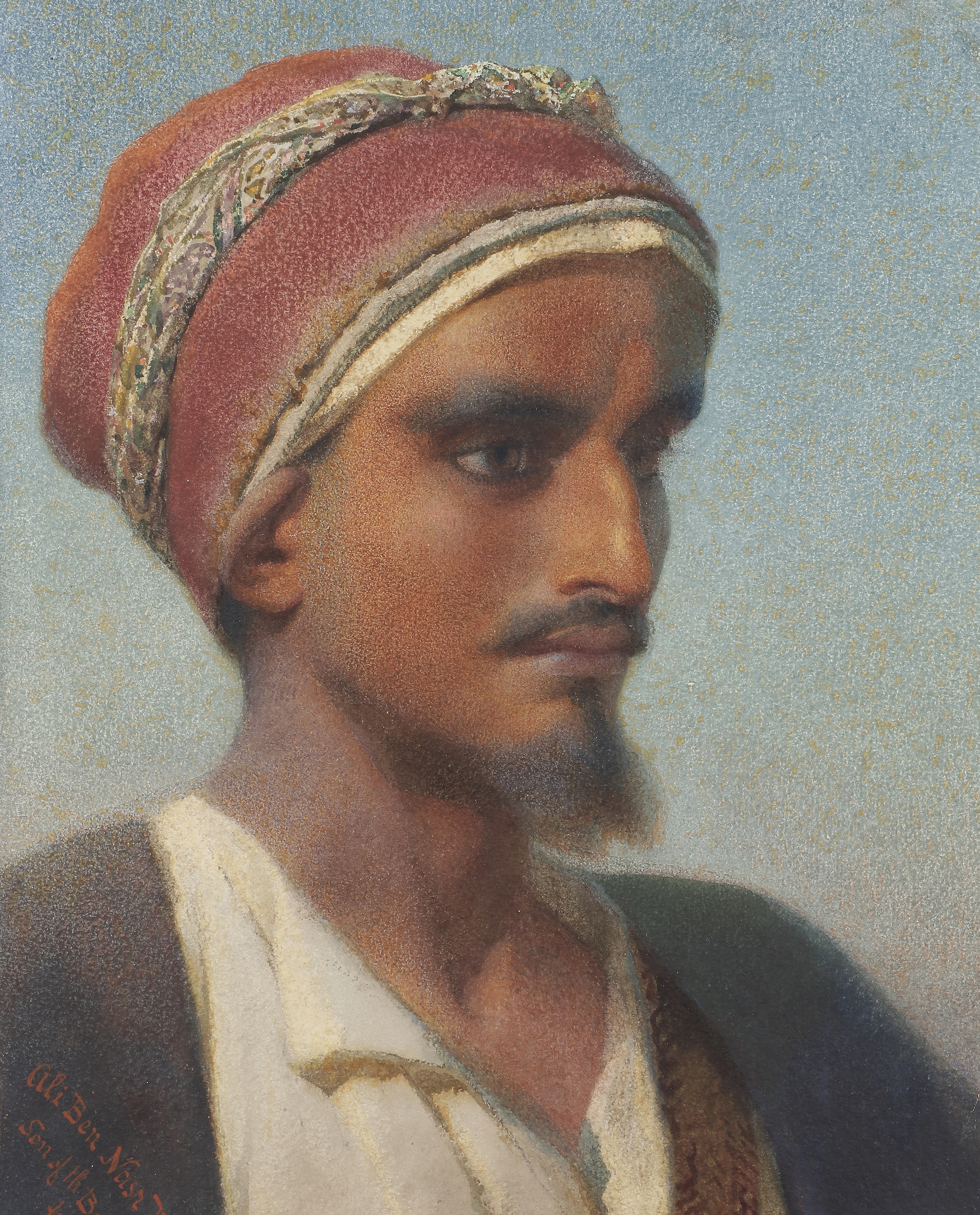 Plus de 20.000 euros pour une aquarelle de CARL HAAG, artiste VICTORIEN DANS LE DÉSERT